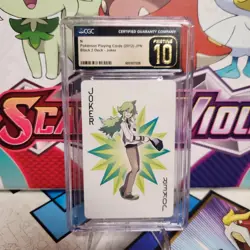 CGC 10 Pristine N Joker Playing Card Black Kyurem Deck - Pokemon - SHIPS FAST - Image 1