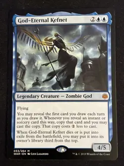 1x God-Eternal Kefnet (053) War of the Spark LP MTG Magic the Gathering x1 MKE - Image 1