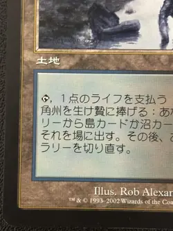 Ons Polluted Delta Onslaught Japan Edition Fetch Land Old Frame - Image 5
