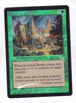 Magic: MTG: Judgment: Foil: Ironshell Beetle - Image 1