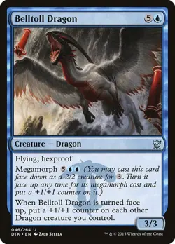 Dragons of Tarkir Belltoll Dragon MTG Magic the Gathering NM - Image 1