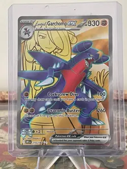 Pokemon TCG Cynthia's Garchomp EX Destined Rivals 215/182 Stage2 - Image 3