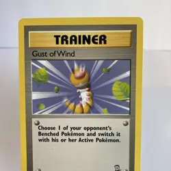 Pokemon TCG Gust of Wind Base Set 2 120/130 Regular Unlimited Common- Near Mint - Image 2