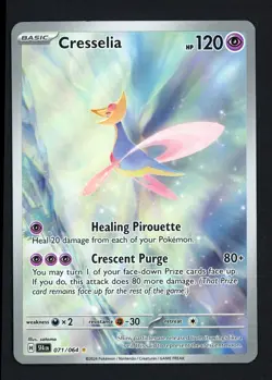 Cresselia 071/064 Shrouded Fable Illustration Rare Pokemon TCG - Image 1