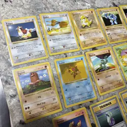 Lot Of 13 Shadowless Pokemon Base Set WOTC NM 1999 - Image 4