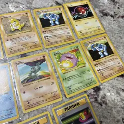 Lot Of 13 Shadowless Pokemon Base Set WOTC NM 1999 - Image 5