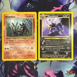 Pokemon Neo Discovery Houndour 24/75 And Houndoom 23/75 NM/LP+ - Image 1