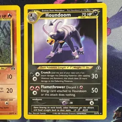 Pokemon Neo Discovery Houndour 24/75 And Houndoom 23/75 NM/LP+ - Image 3