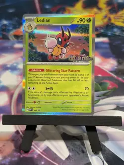 Pokemon TCG Stellar Crown Pre-Release Ledian Black Star Promo SVP133 - Image 1