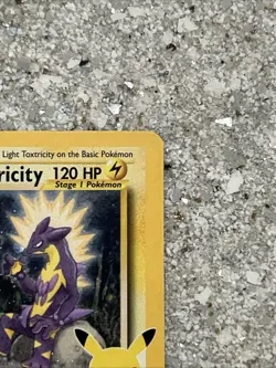Light Toxtricity SWSH137 Pokemon Celebrations 25th Anniversary Black Star Promo - Image 2