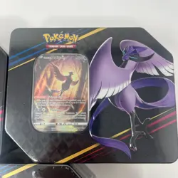 Pokemon TCG Crown Zenith Tin Set of 3 Galarian Articuno Moltres Zapdos Sealed - Image 3