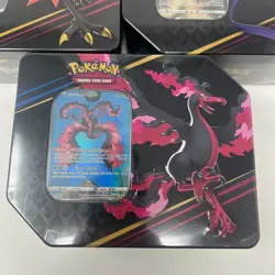 Pokemon TCG Crown Zenith Tin Set of 3 Galarian Articuno Moltres Zapdos Sealed - Image 4