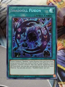 Yugioh Shaddoll Fusion Secret Rare SHVA-EN057 1st Ed Near Mint - Image 1