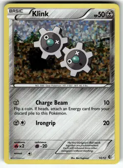 Klink - 10/12 010/012 McDonald's Promos 2011 NM Pokemon Card TCG - Image 1