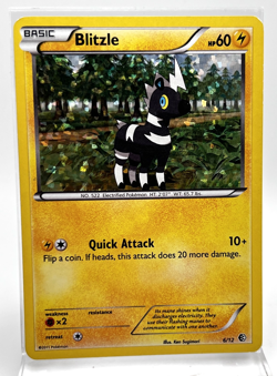 Blitzle Holo 6/12 Pokemon Card 2011 McDonalds Promo LP - Image 1