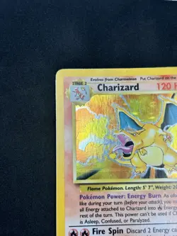 Pokemon Charizard 4/102 - Base Set 1999 - Holo Rare Card - WOTC LP/MP 🔥 - Image 3