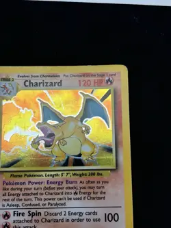 Pokemon Charizard 4/102 - Base Set 1999 - Holo Rare Card - WOTC LP/MP 🔥 - Image 4