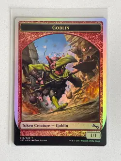 FOIL Goblin Token | Unstable 2017 - MTG Magic Cards - Image 1