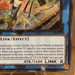 Yu-Gi-Oh! TCG S:P Little Knight MP24-EN121 Secret Rare 1st Edition NM Card - Image 3
