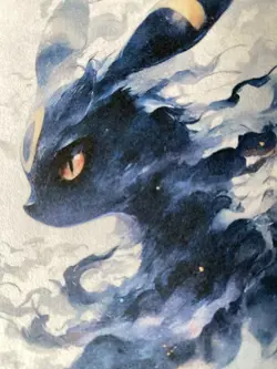 Anime ART STYLE Umbreon Fan Full Art Pokemon Custom Card/perfect bookmark - Image 3