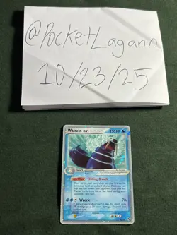 Walrein EX 99/108 Pokemon TCG Holo Card Power Keepers Set Light Played Condition - Image 3