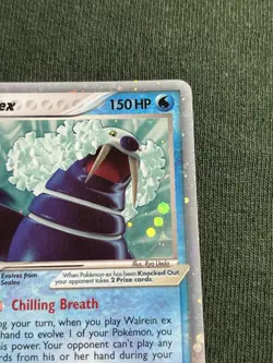Walrein EX 99/108 Pokemon TCG Holo Card Power Keepers Set Light Played Condition - Image 4