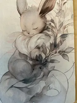 Anime ART STYLE Eevee Fan Full Art Pokemon Custom Card/perfect bookmark - Image 2