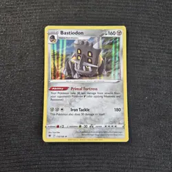 Pokemon TCG Astral Radiance Bastiodon Holo Rare Card 110/189 - Image 1