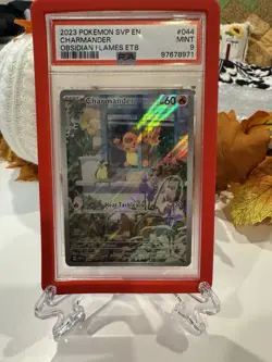 Pokemon TCG Charmander Obsidian Flames Promo Card, PSA 9 - Image 1