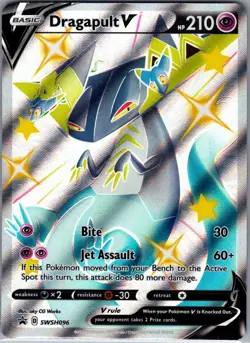 Dragapult V SWSH096 SWSH: Sword & Shield Promo Cards - Pokemon Card - NM - Image 1