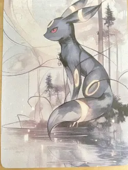 Anime ART STYLE Umbreon Fan Full Art Pokemon Custom Card/perfect bookmark - Image 2