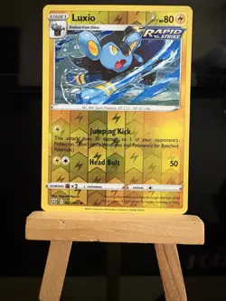LUXIO - 47/163 Battle Styles NM - Reverse Holo Uncommon - Pokemon TCG Card - Image 1