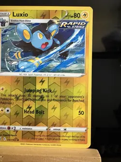 LUXIO - 47/163 Battle Styles NM - Reverse Holo Uncommon - Pokemon TCG Card - Image 3