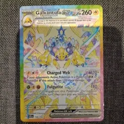 Pokemon TCG Galvantula EX Stellar Crown Card 168/142 Special Illustration Rare - Image 1