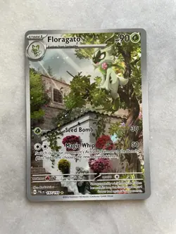 Floragato 197/193 Paldea Evolved Illustration Rare NM Pokemon Trading Card - Image 1