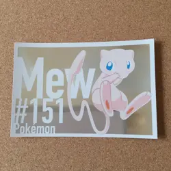 【2 set】Mew 151 Scarlet and Violet Mirror Foil Pokemon Post Card Anime Japanese 1 - Image 2