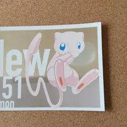 【2 set】Mew 151 Scarlet and Violet Mirror Foil Pokemon Post Card Anime Japanese 1 - Image 4