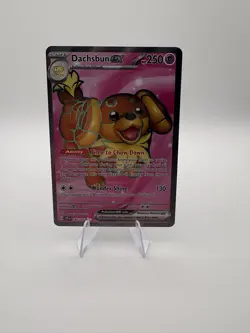 Pokemon Stellar Crown Dachsbun EX 160/142 Full Art Card - Image 1