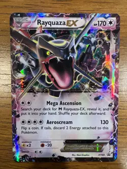 Rayquaza EX XY69 Holo Promo Card Shiny - Image 1