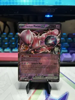 Team Rocket's Mewtwo ex 216 Sv: Scarlet & Violet Promo Cards Holo - Image 1