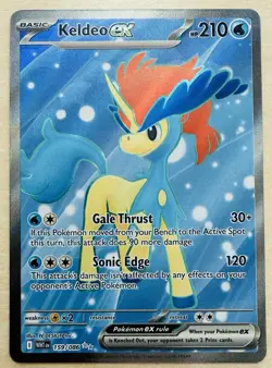 Keldeo ex 159/086 - S&V White Flare Full Art Rare Holo - Pokemon TCG Card [NM] - Image 1