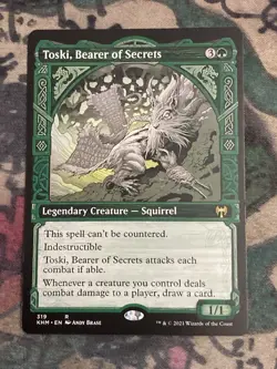 MTG Toski, Bearer of Secrets (Showcase) Kaldheim 319 Regular Rare - Image 1