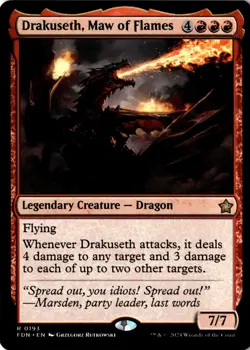 NM - Drakuseth, Maw of Flames R Foundations 193 - Image 1