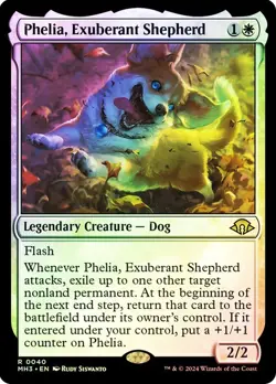 Phelia, Exuberant Shepherd Foil Modern Horizons 3 NM MTG - Image 1