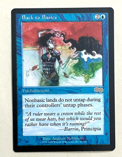 Back to Basics Urza's Saga MTG Regular Near Mint (NM) Magic - Image 1
