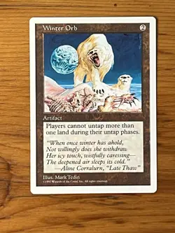 MTG - Magic the Gathering - Winter Orb - 5th Fifth Edition - Image 1
