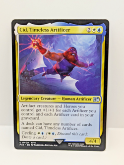 Final Fantasy - Cid, Timeless Artificer - Blue/White - Uncommon - Fin 409 - - Image 1