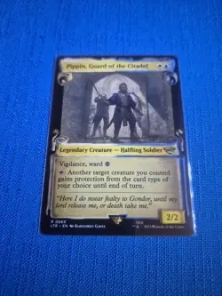 MTG LOTR Pippin Guard of the Citadel 💥SPECIAL EDITION SCROLL💥 Lord of Rings - Image 1