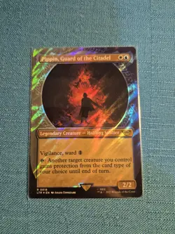 MTG LOTR Pippin Guard of the Citadel SHOWCASE 💥SURGE FOIL💥 #818 Lord Rings - Image 1