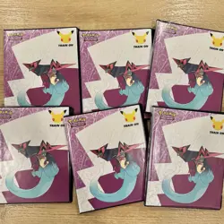 Lot of 6 - Dragapult Pokemon Celebrations 25th Anniversary 4 Pocket Mini Binder - Image 1